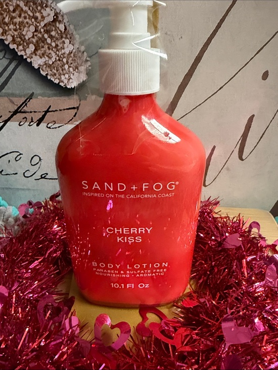 Sand + Fog Other - SAND+FOG Cherry Kiss Pink Body Lotion - Nourishing Daily Moisturizer